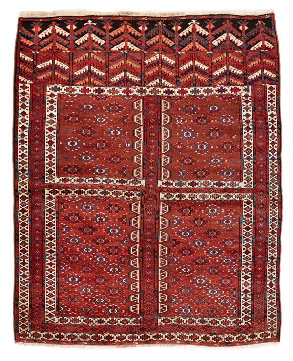 Yomut Engesi carpet. Western Turkestan