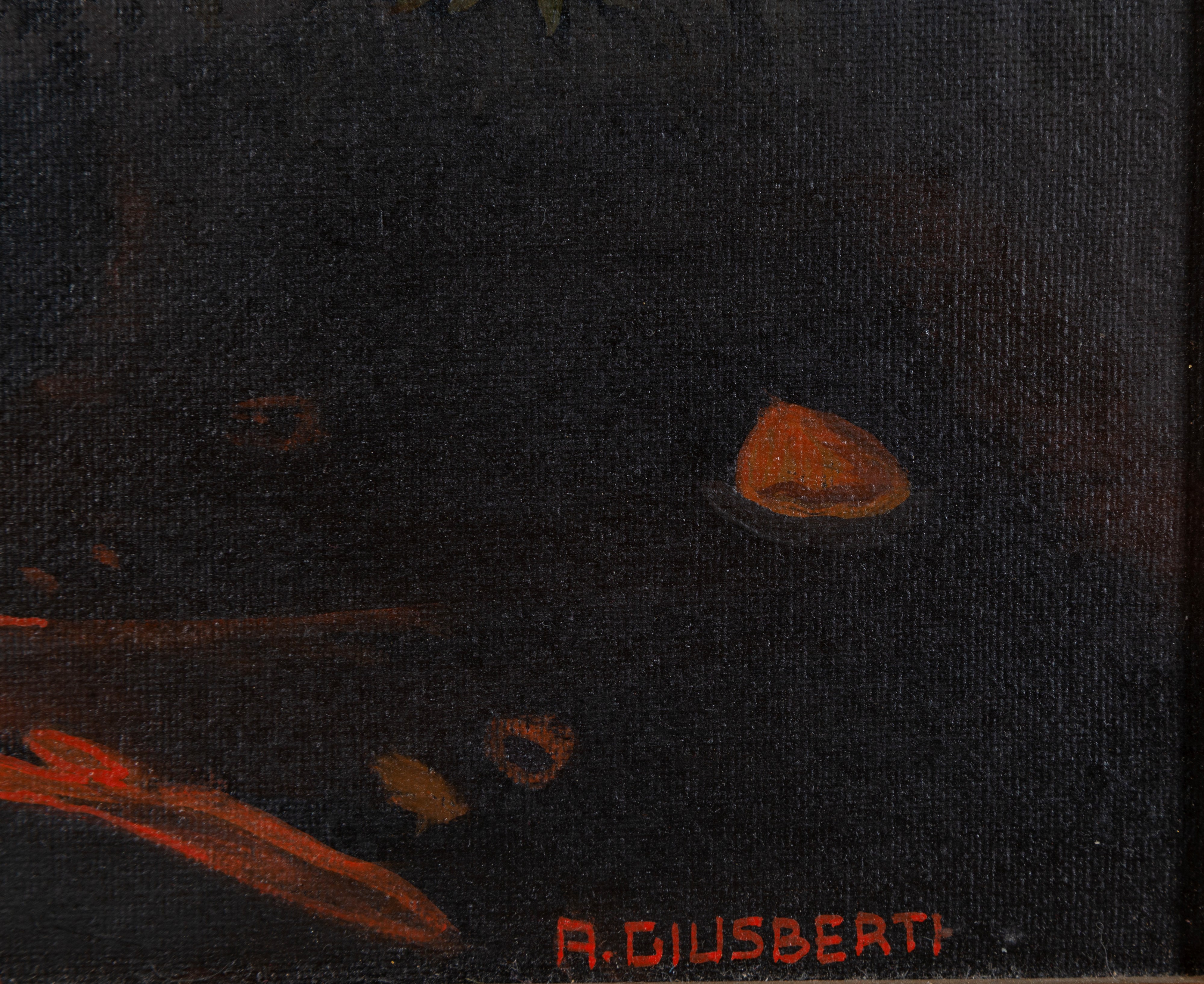 Alessandro Giusberti - Figura, olio su tela