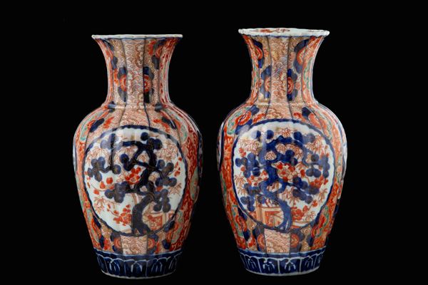 Pair of Imari vases