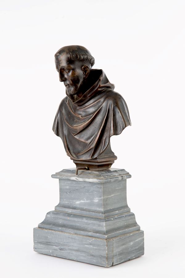 Sculpture "BUST OF A FRIAR"