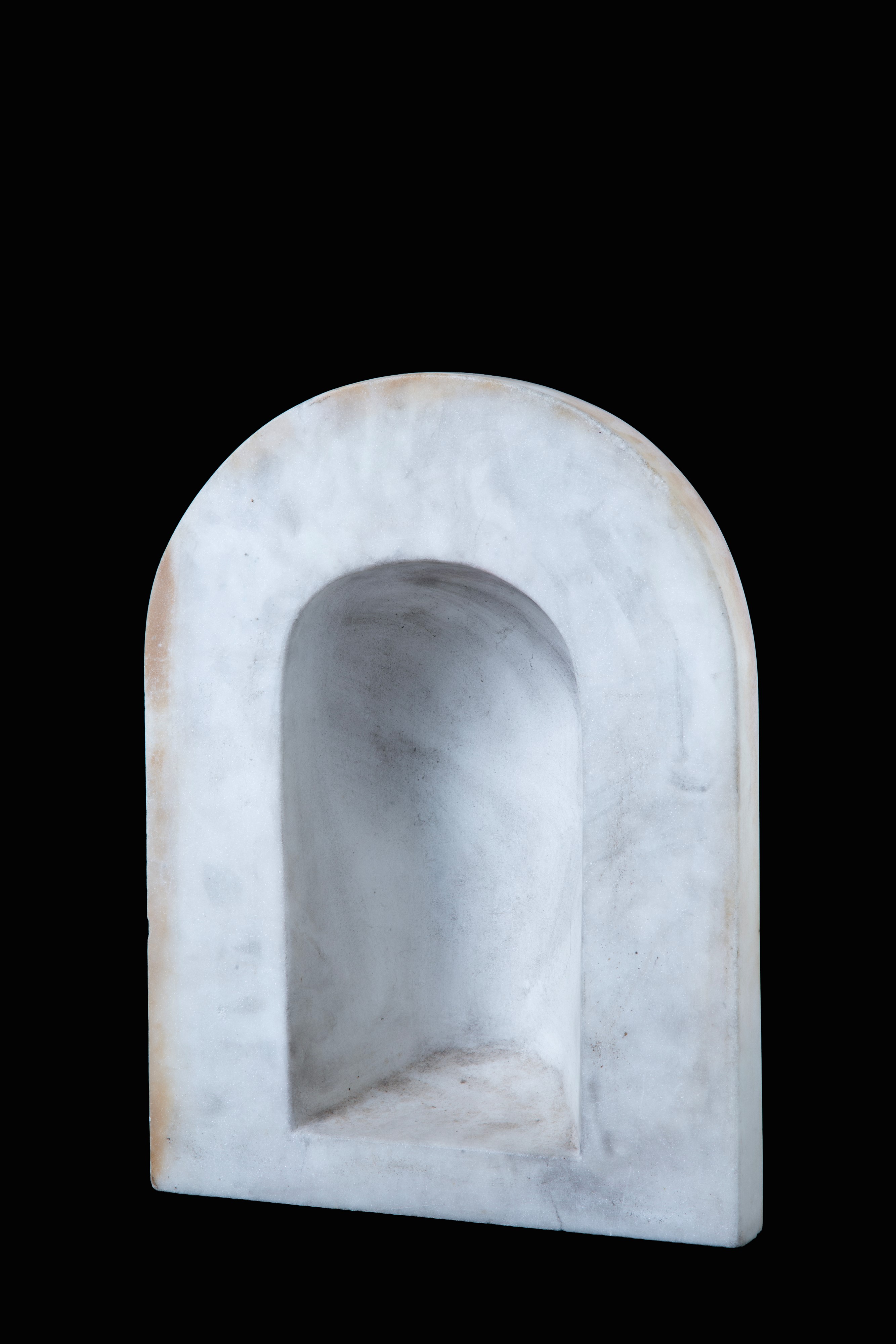 Arrigo Minerbi - Volto maschile, scultura in marmo