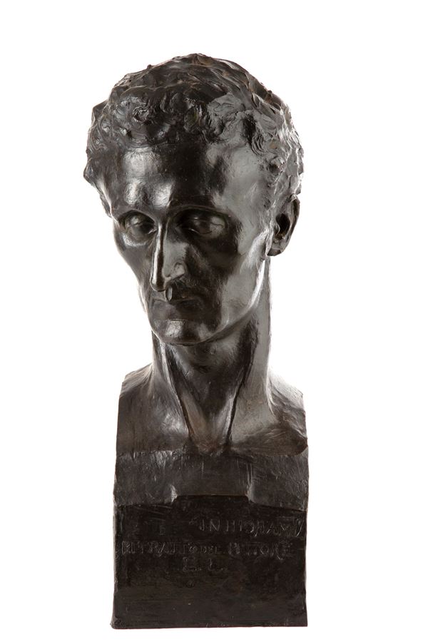 VITALIANO MARCHINI - Sculpture "MALE HEAD"