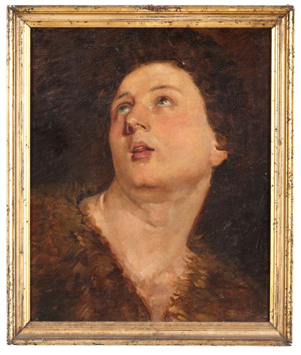 Painting "FEMALE FACE IN ECSTASY"