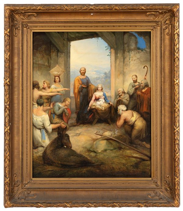 Painting "ADORATION OF THE SHEPHERDS"