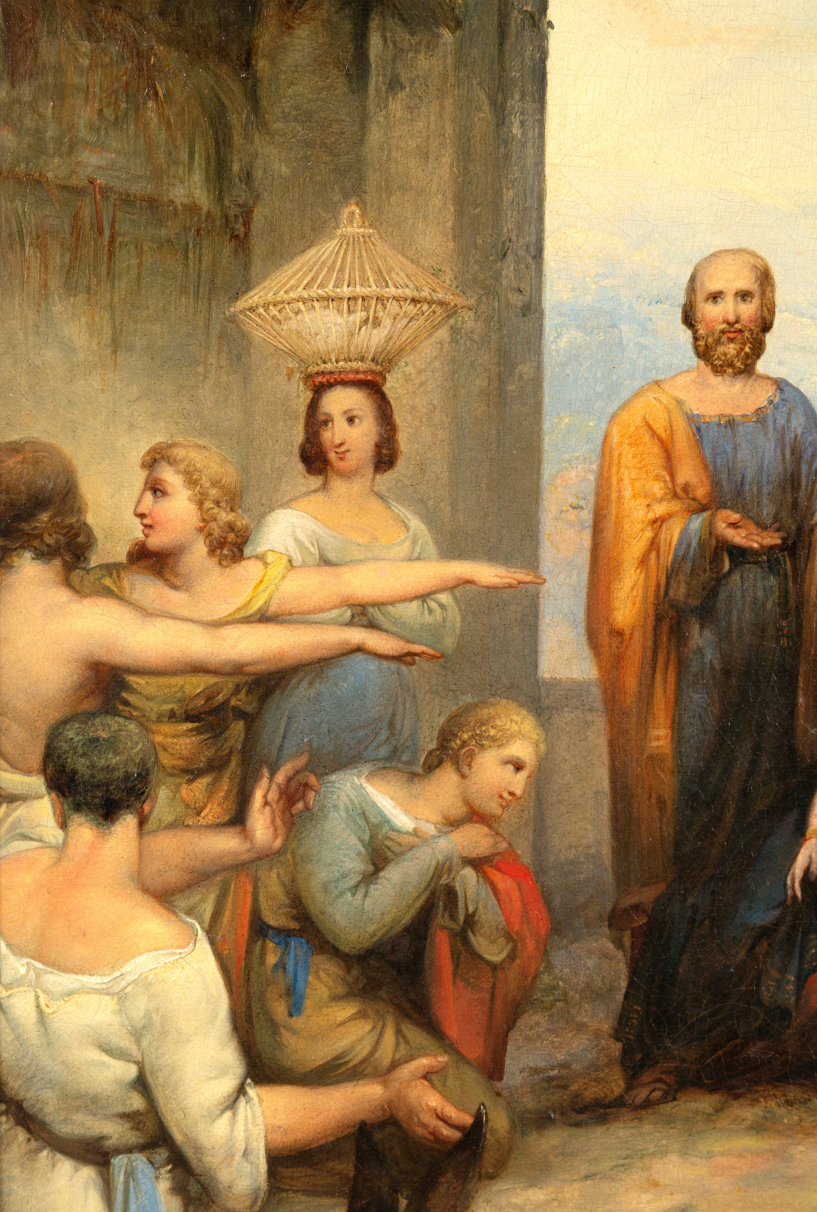 Dipinto, Adorazione dei pastori, olio su tela, 1830