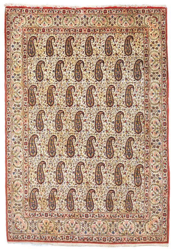 Qum carpet with Botteh design. Persia