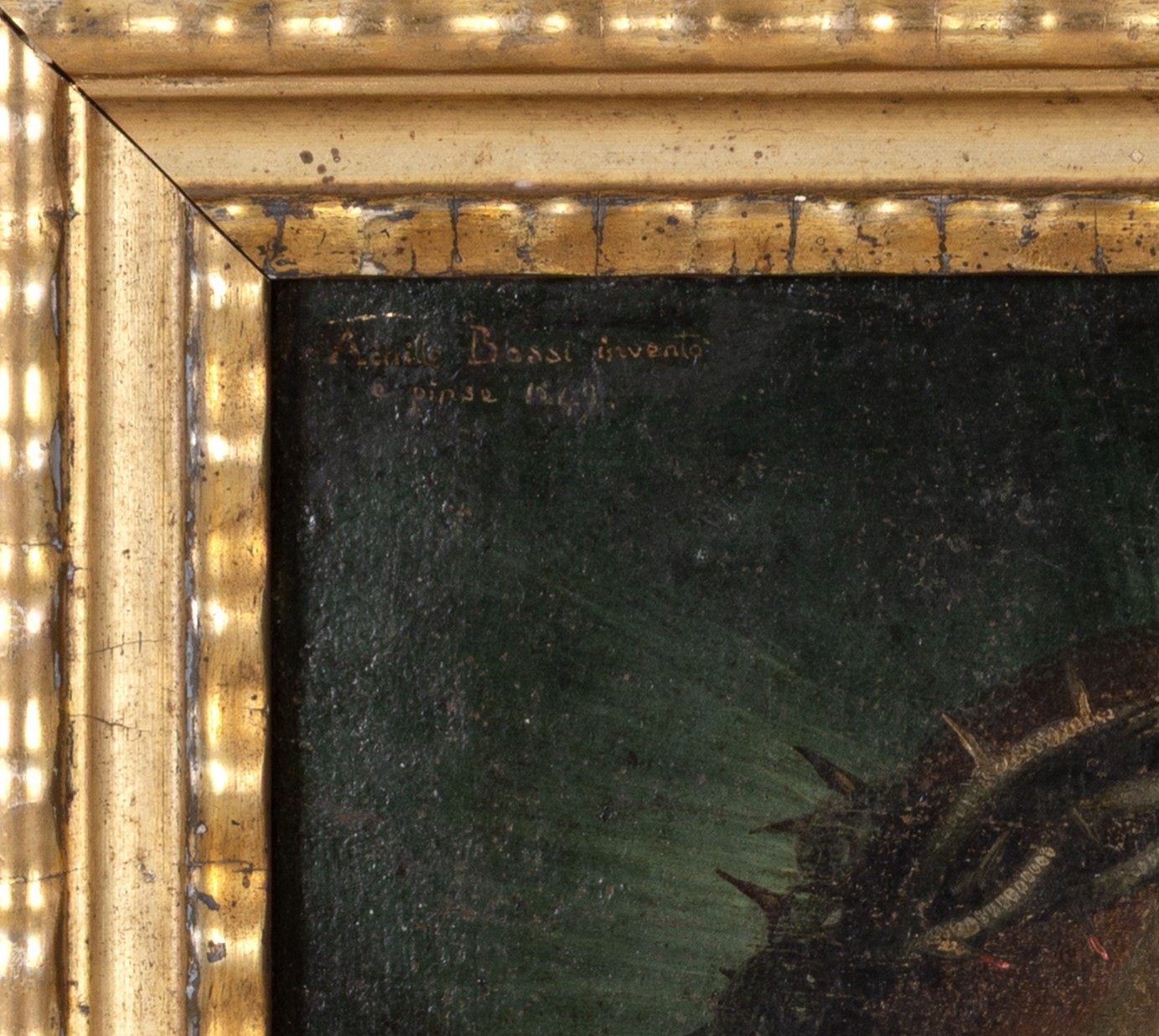 Achille Bossi, Salvator Mundi, olio su tela (1649)