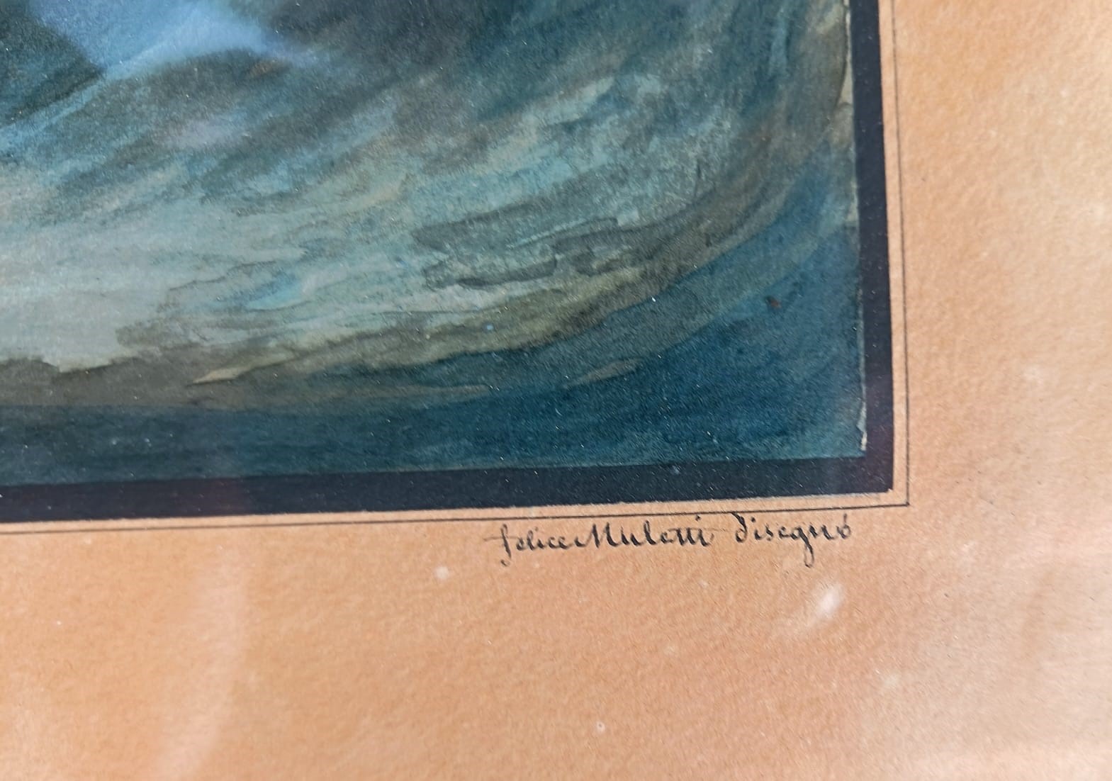 Felice Muletti - Porto di Waterford, acquarello su carta