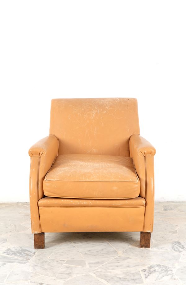 Leather armchair