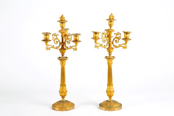 Pair of candelabra