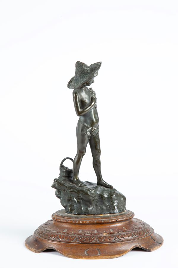 GIOVANNI VARLESE - Scultura "PESCATORE"