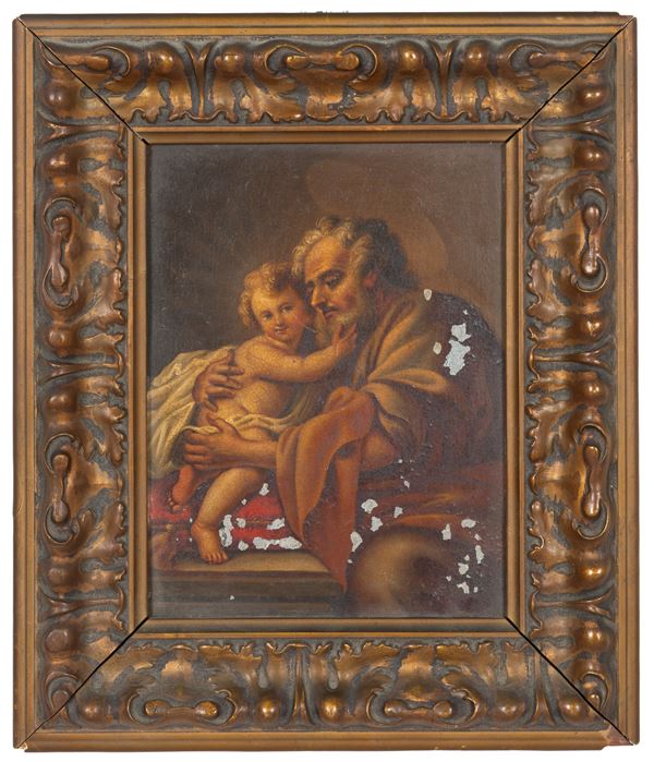 Painting "ST. JOSEPH AND THE CHILD"