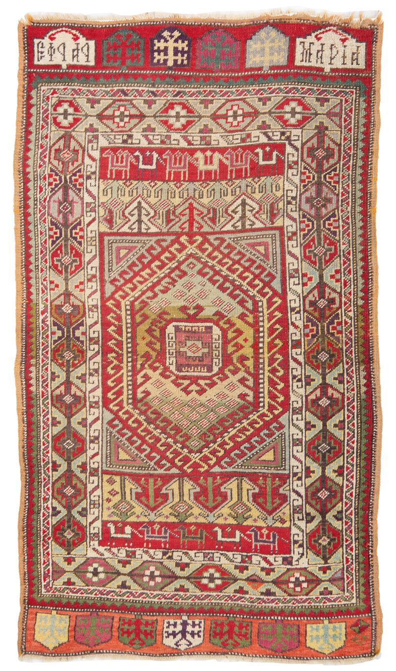 Tappeto di area Konya, Anatolia centrale, fine XIX secolo
