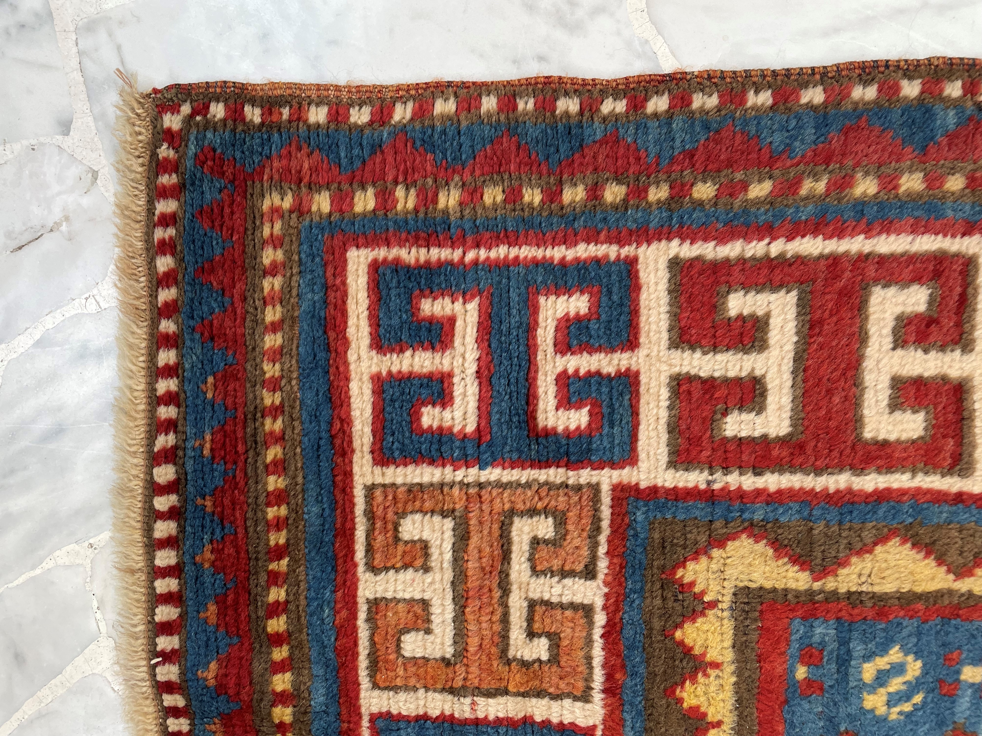 Tappeto Kazak, Caucaso, fine XIX secolo