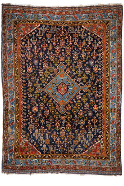 Tappeto Qashkay, Persia (circa 1900), 219x160 cm ca.