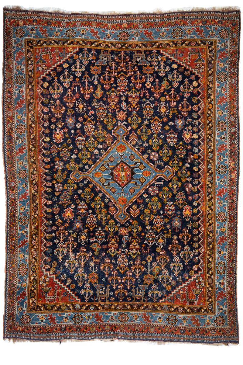 Tappeto Qashkay, Persia (circa 1900), 219x160 cm ca.
