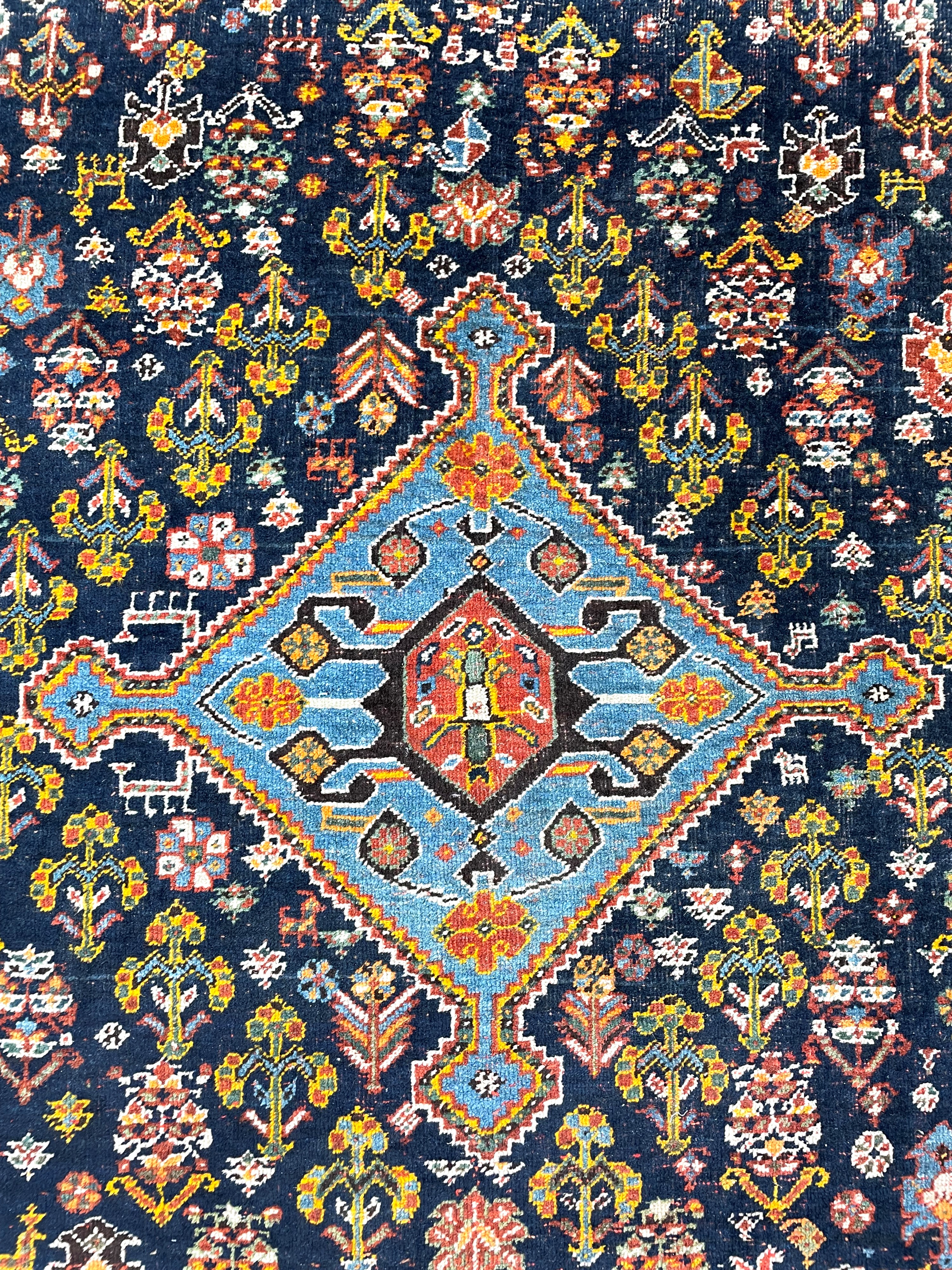Tappeto Qashkay, Persia (circa 1900), 219x160 cm ca.