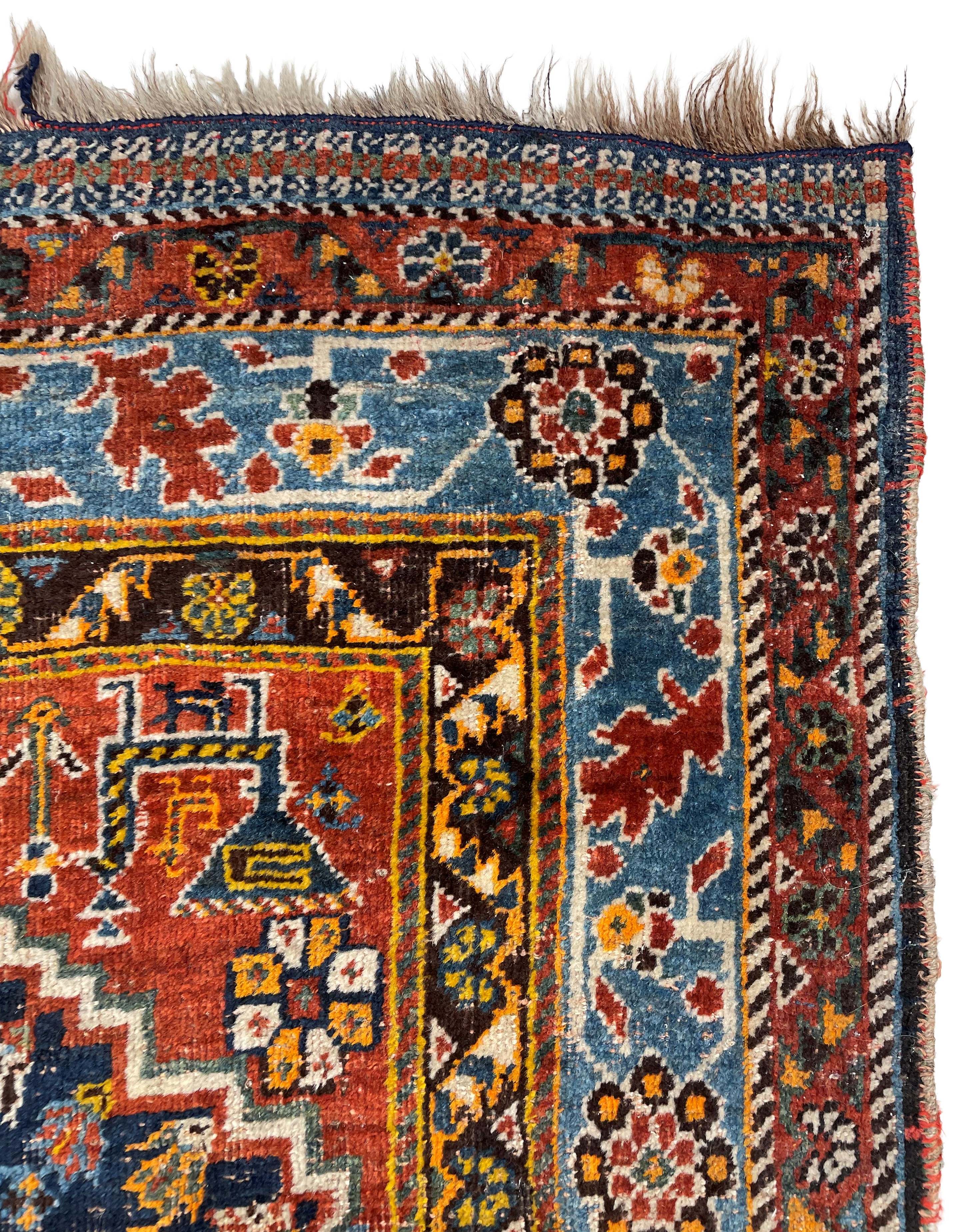 Tappeto Qashkay, Persia (circa 1900), 219x160 cm ca.