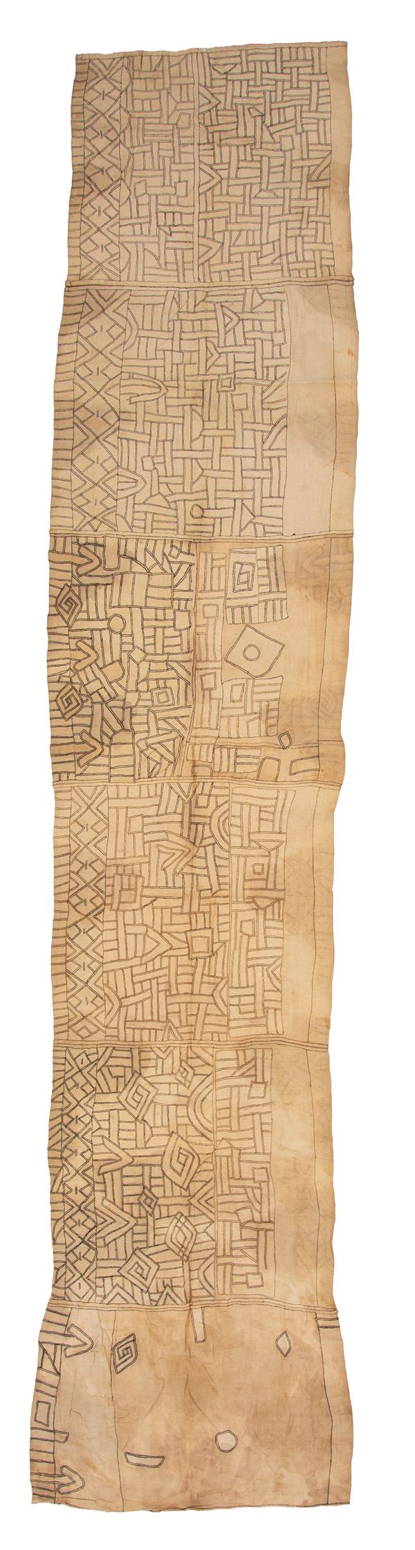 Kuba raffia fabric. Republic of the Congo