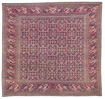 Dorokhsh (Persia), Tappeto, fine XIX secolo, cm 241x227 ca.