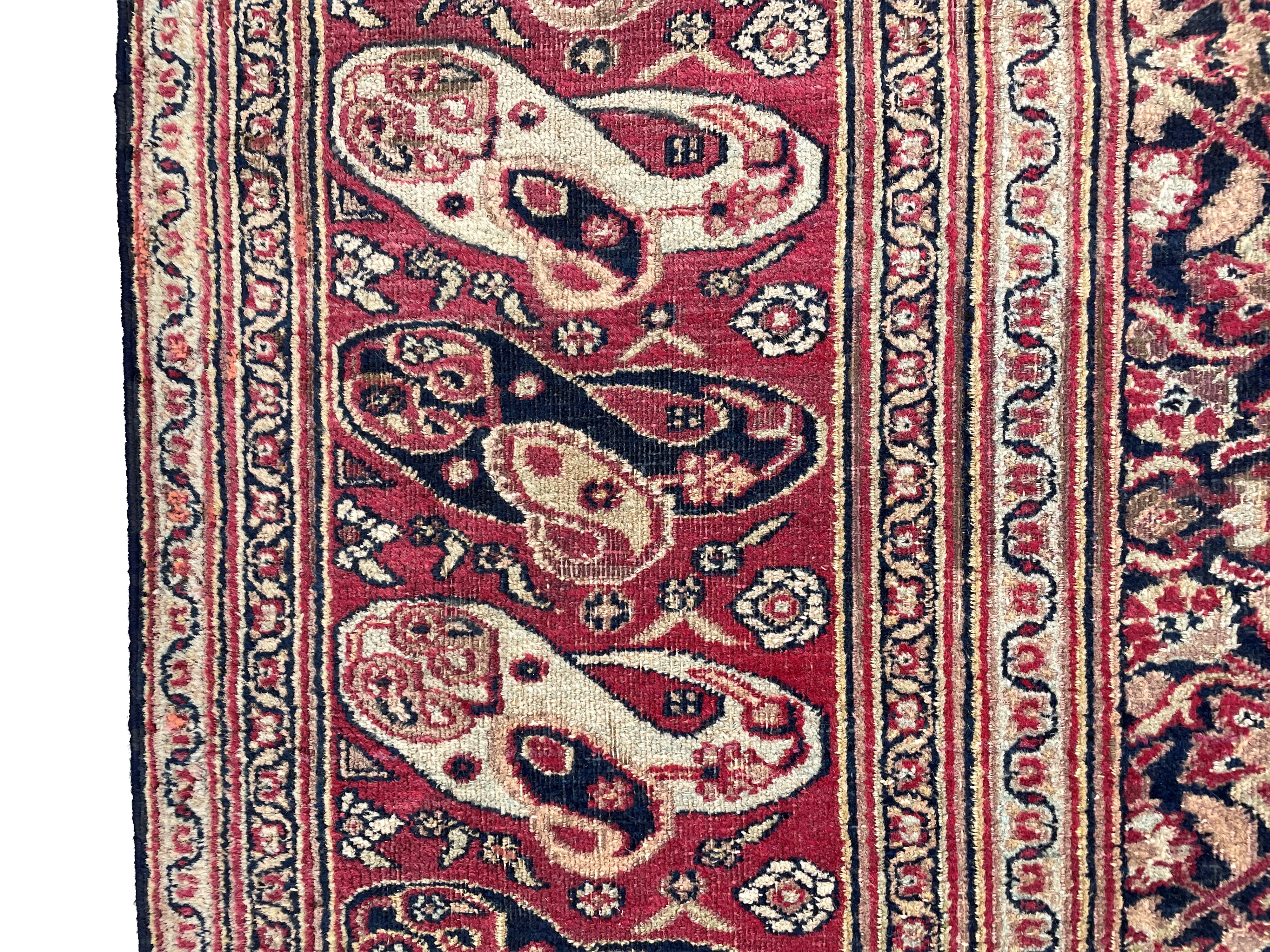 Dorokhsh (Persia), Tappeto, fine XIX secolo, cm 241x227 ca.