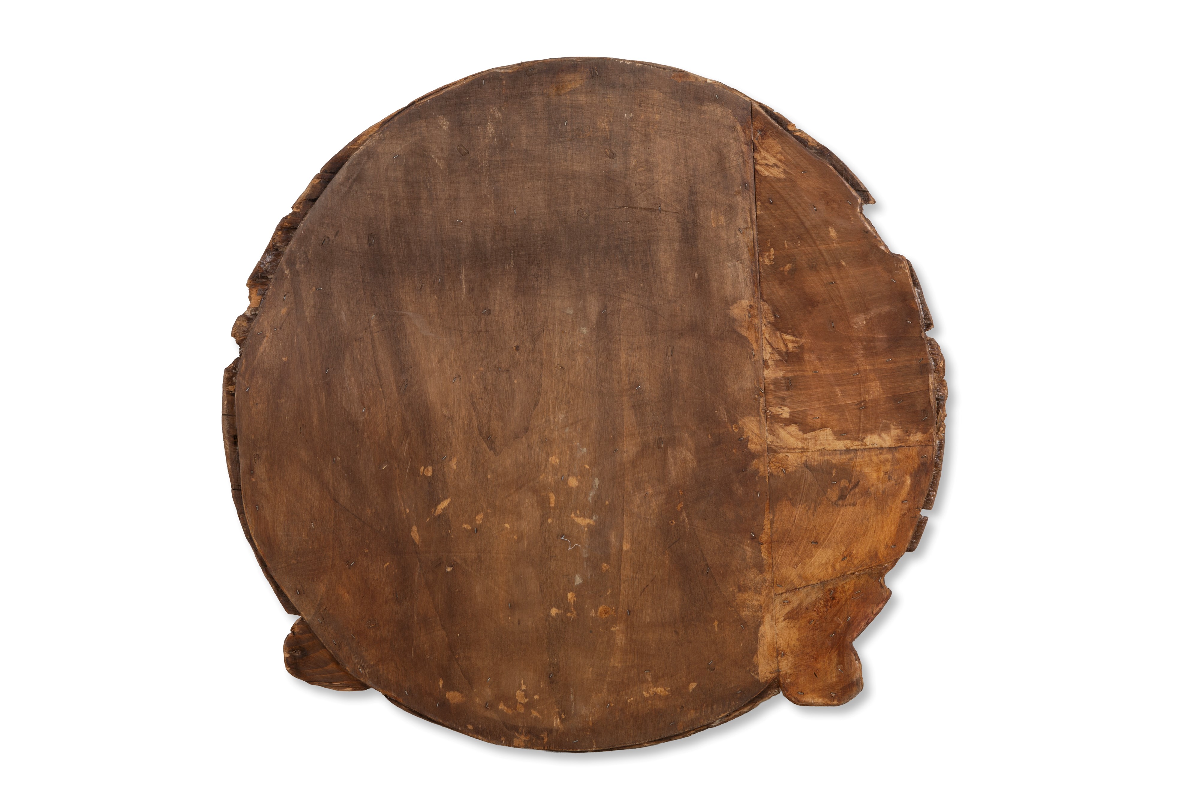 Pannello sagomato raffigurante Tigre, legno dipinto, Tibet, seconda metà del XIX secolo