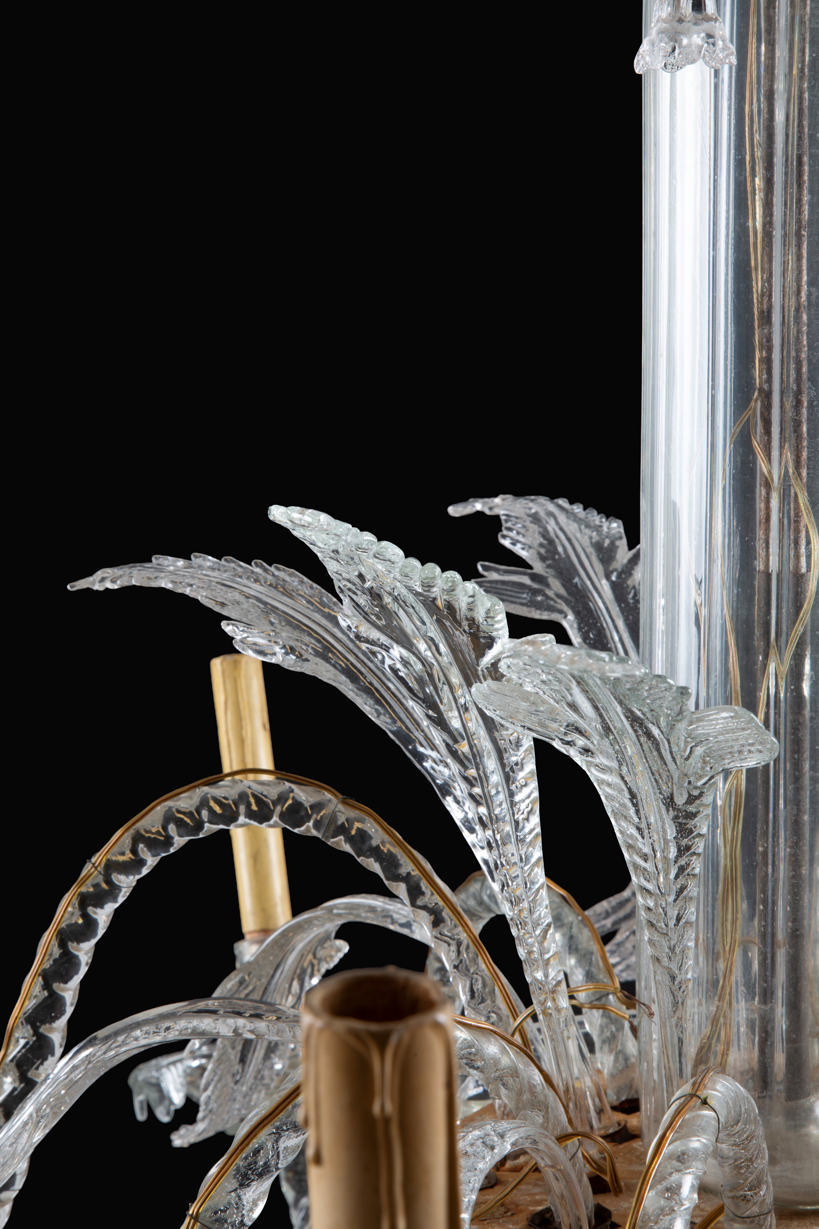 Lampadario a otto luci, vetro di Murano (fine XVIII–inizi XIX secolo)