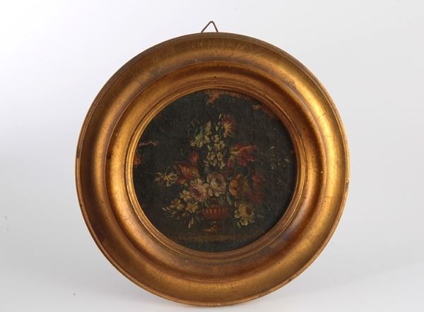 Round painting "STILL LIFE"
