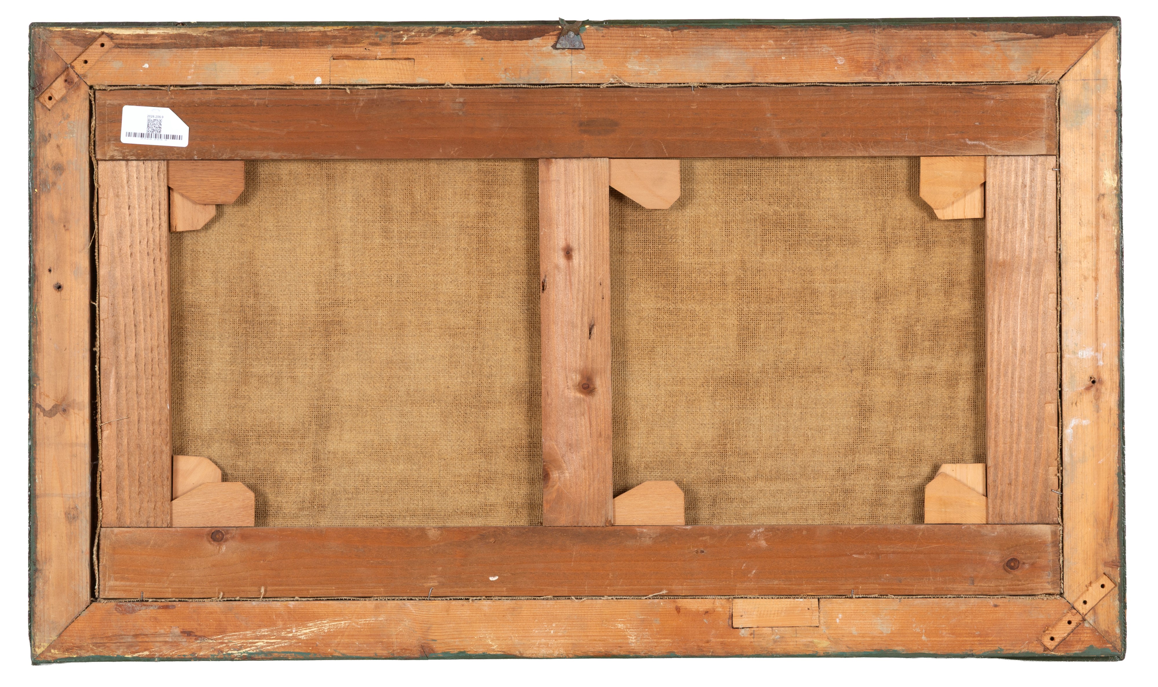 Dipinto raffigurante “Bivacco”, olio su tela (fine XVII secolo)
