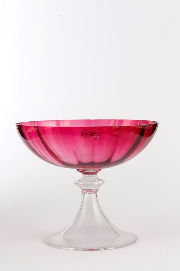 Glass cup. NASON MORETTI