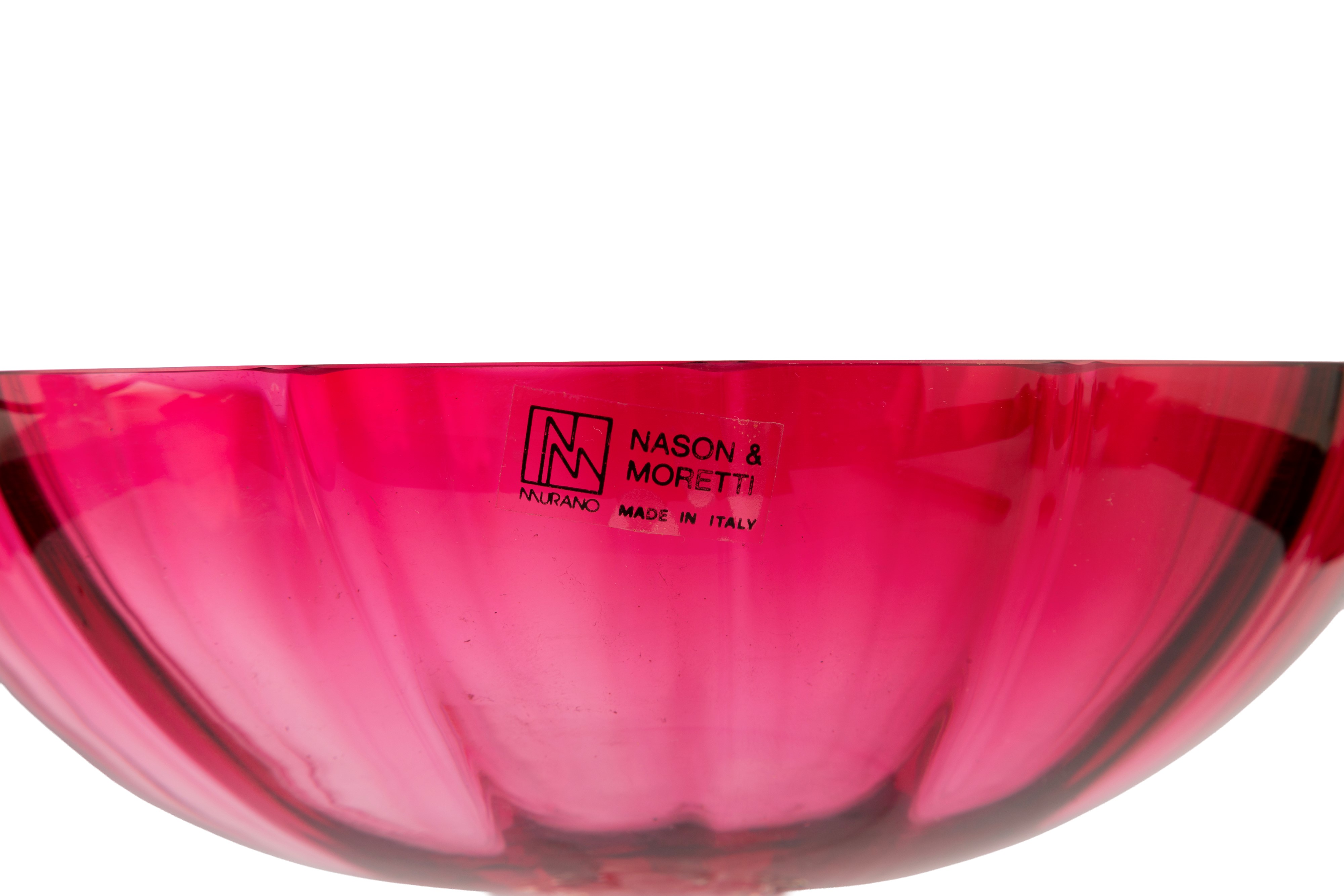 Nason Moretti, Coppa in vetro soffiato