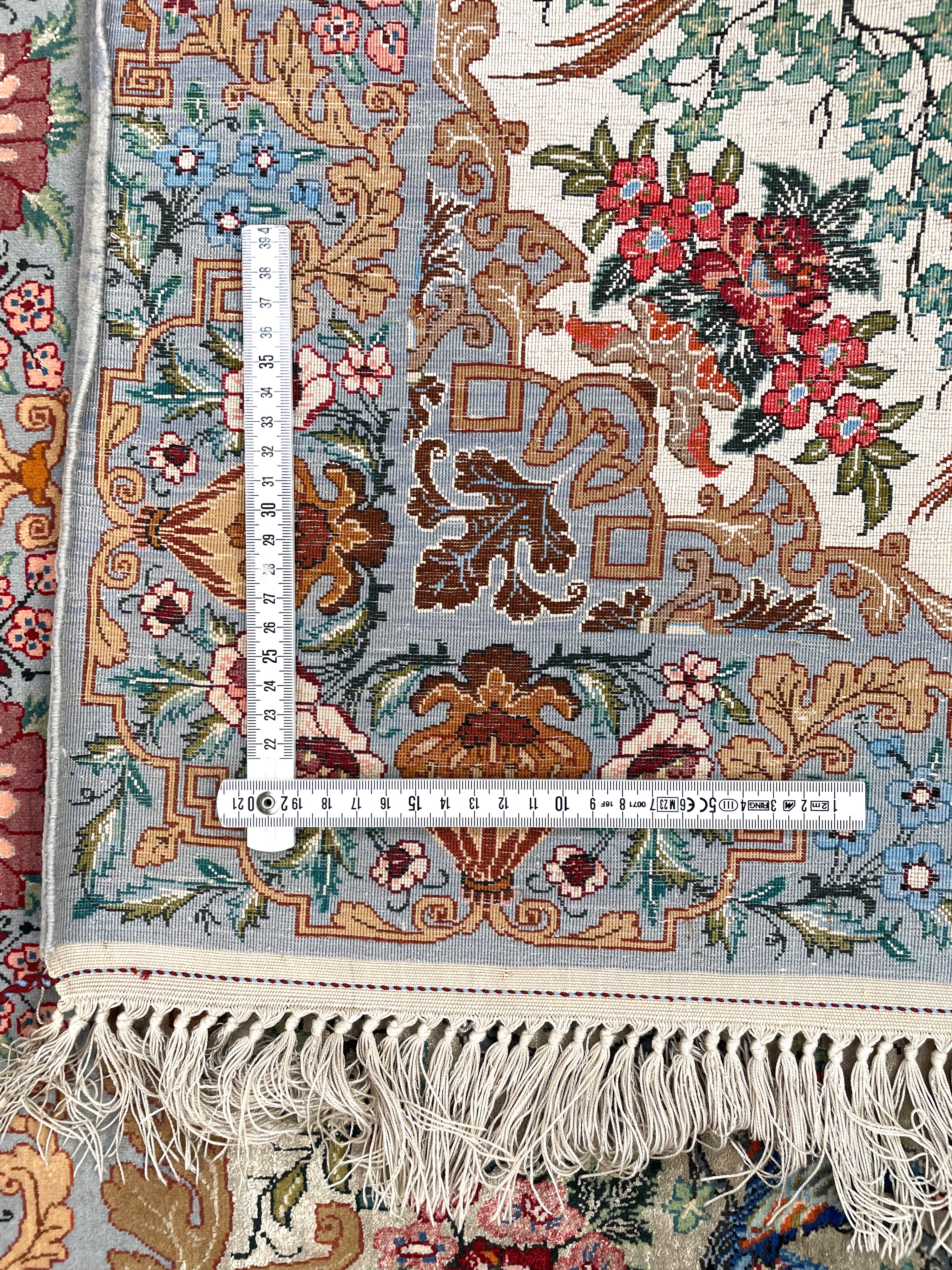Tappeto Isfahan, qualità extra fine, lana e seta, Persia