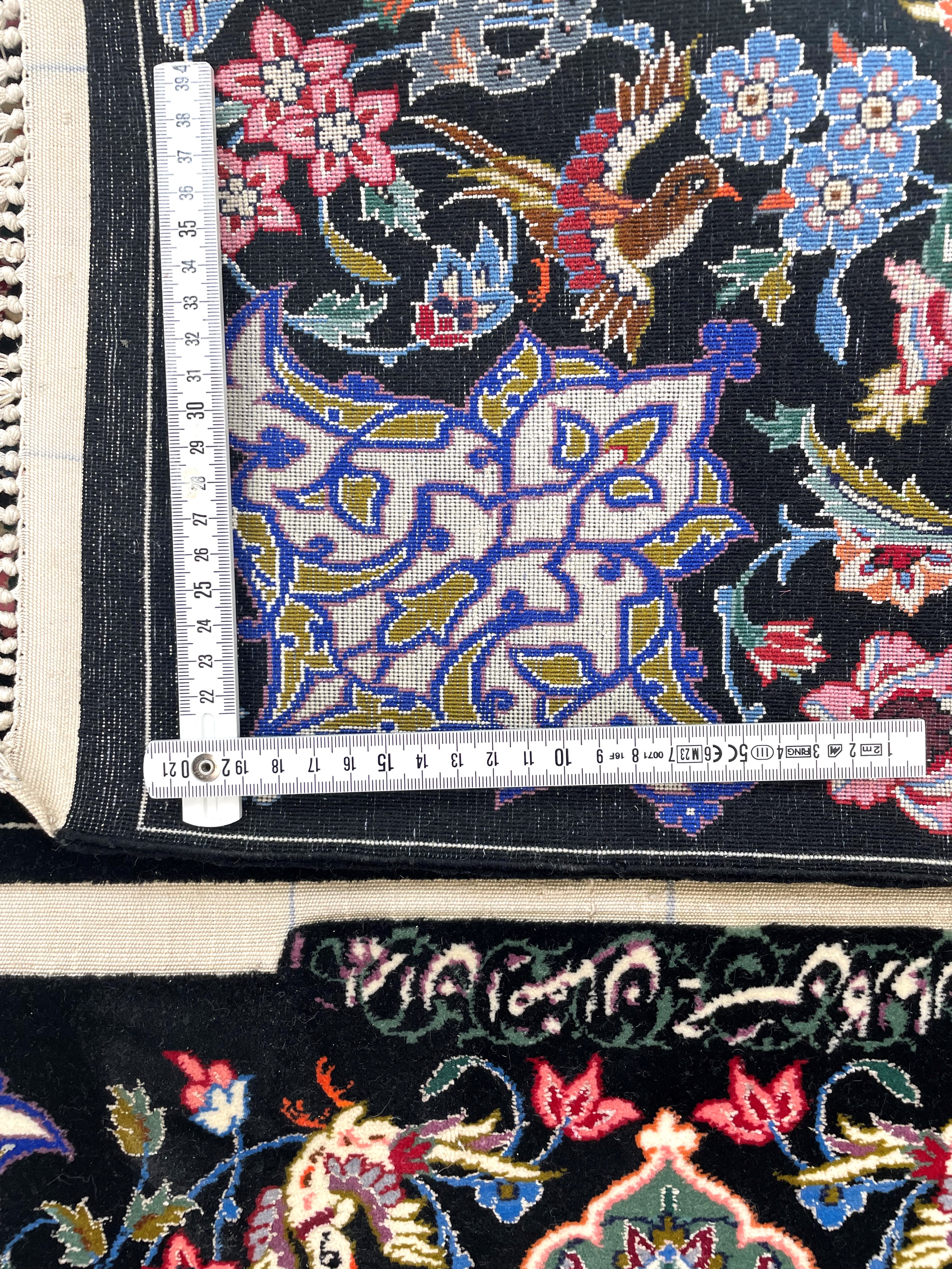 Hassan Karvan, Coppia di tappeti Isfahan in lana e seta (qualità extra fine) firmati
