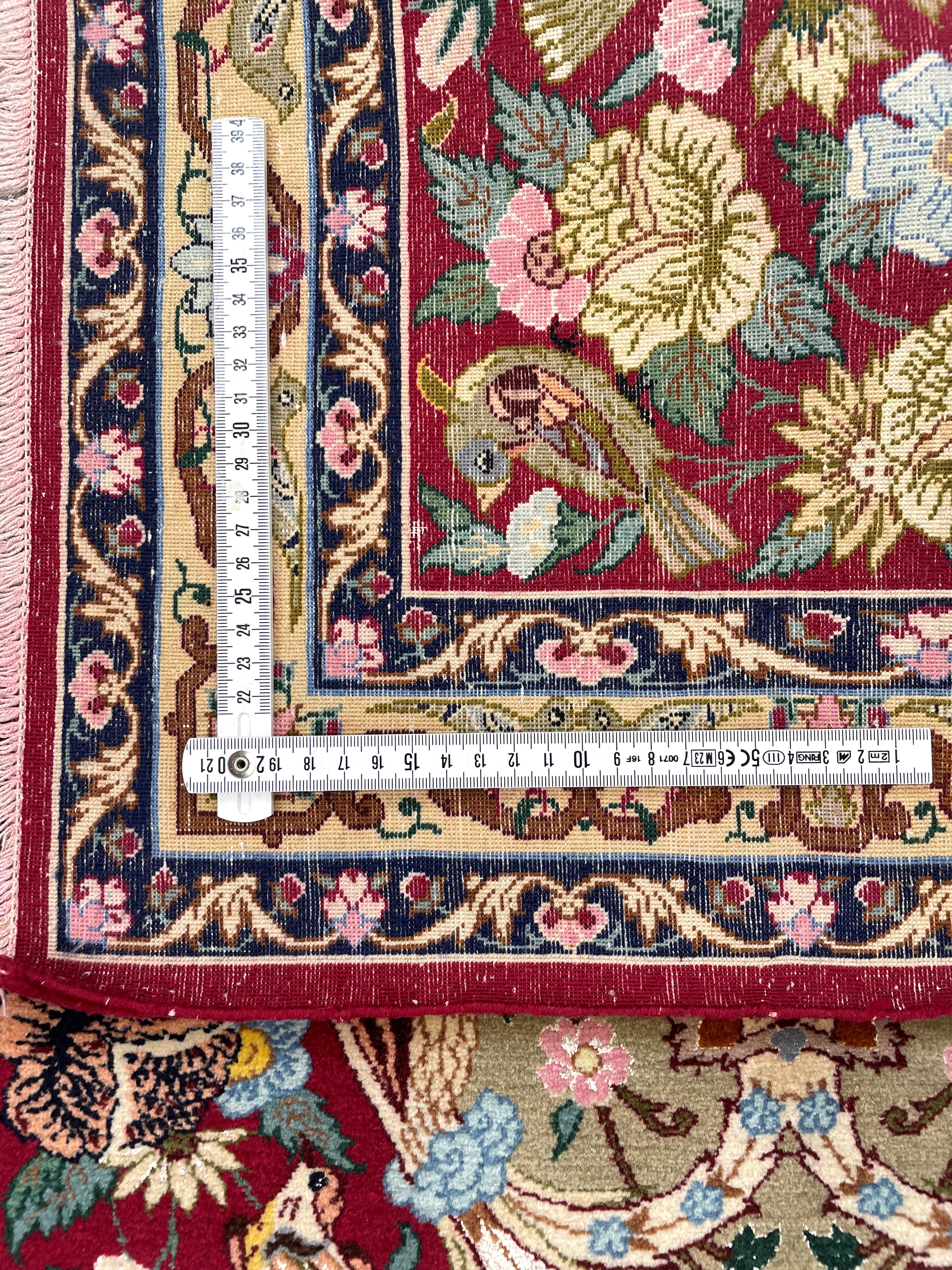 Tappeto Isfahan, in lana e seta, Persia, fine XX secolo