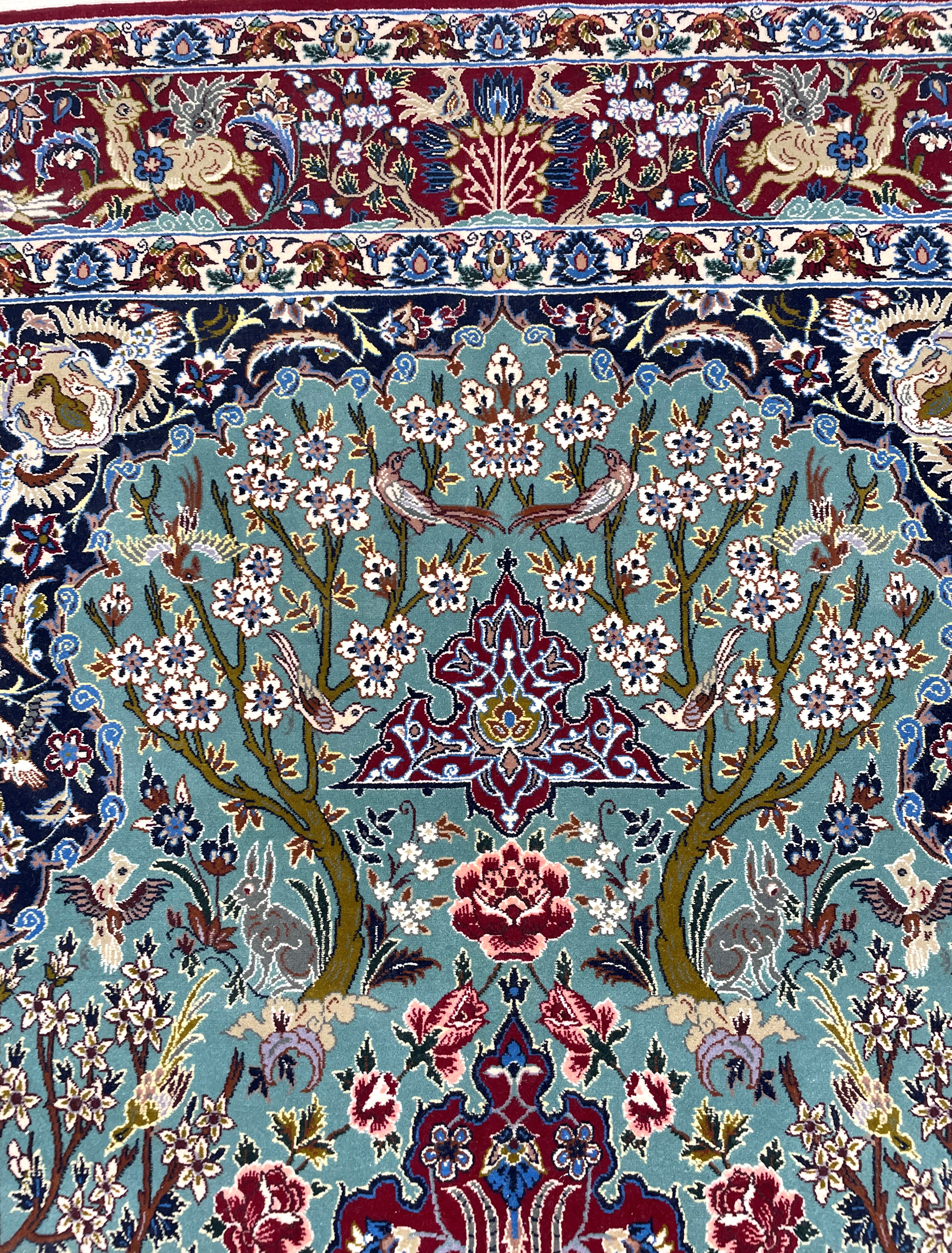 Isfahan, tappeto in lana e seta (Persia), seconda metà del XX secolo