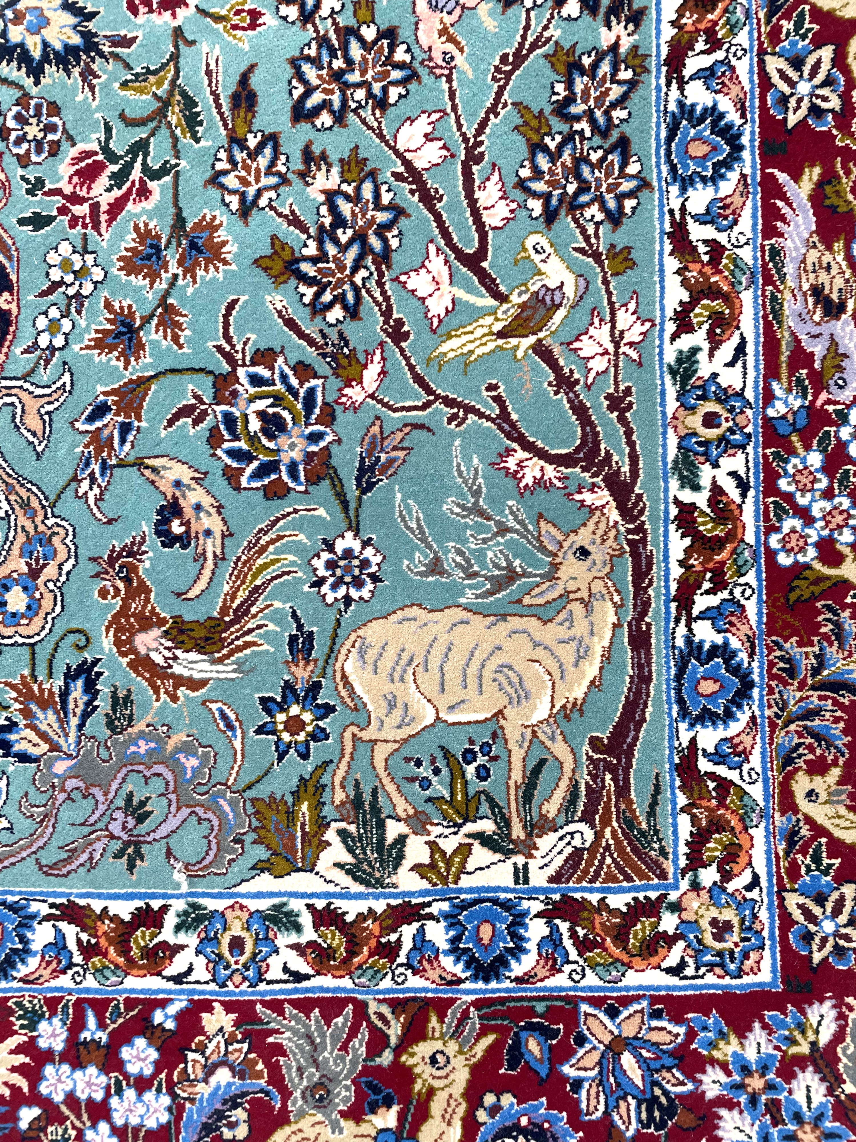Isfahan, tappeto in lana e seta (Persia), seconda metà del XX secolo
