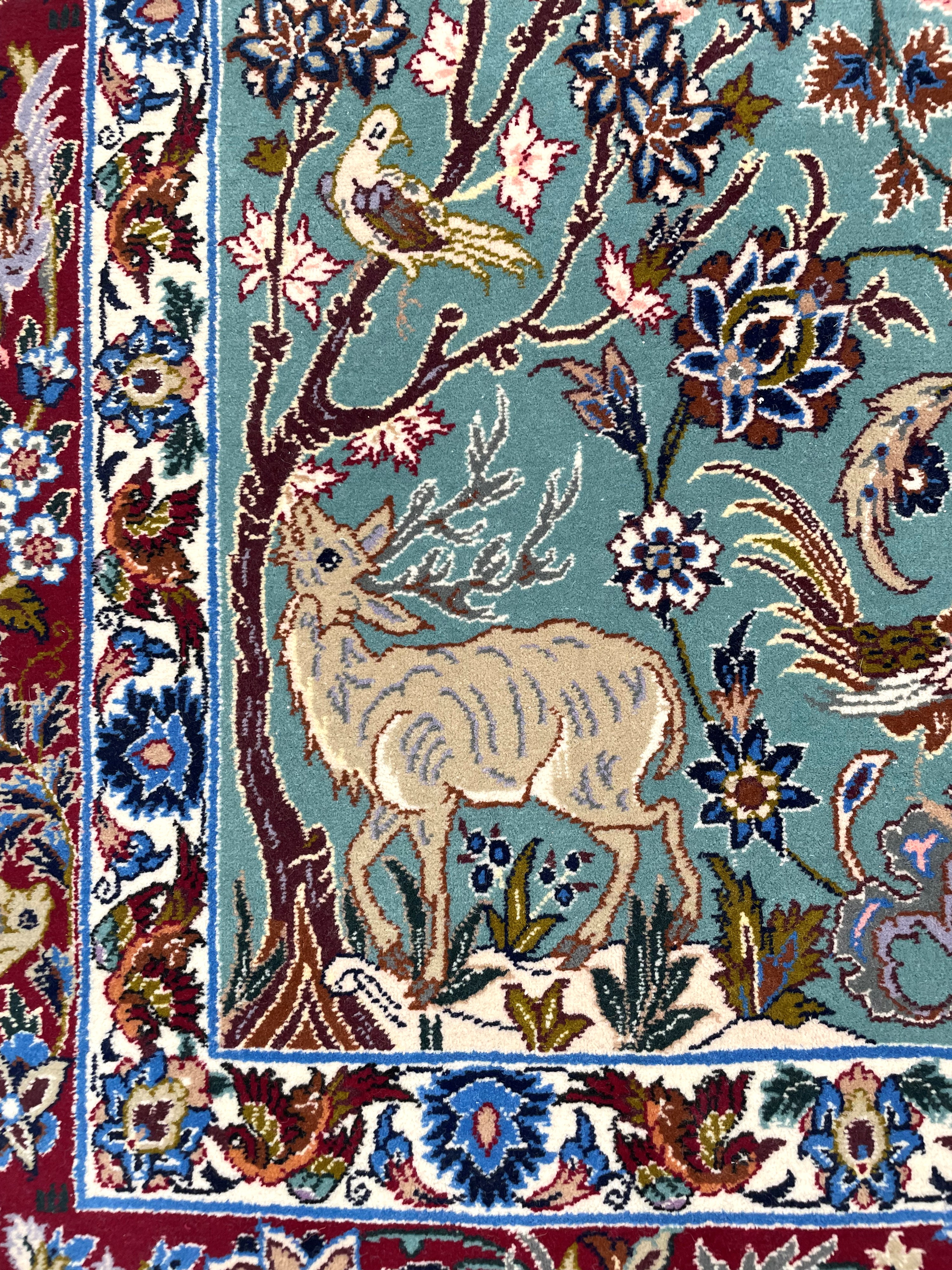 Isfahan, tappeto in lana e seta (Persia), seconda metà del XX secolo