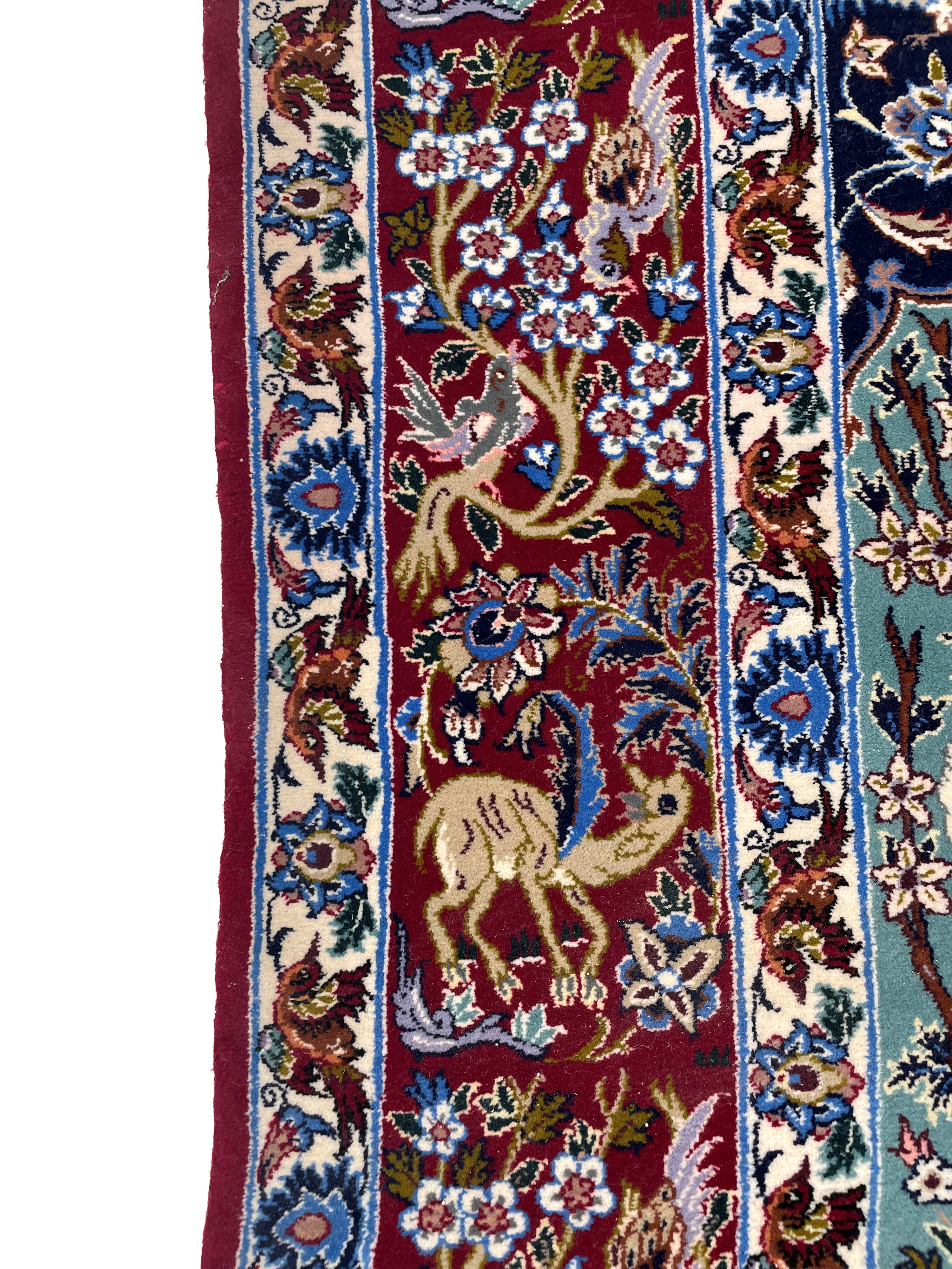 Isfahan, tappeto in lana e seta (Persia), seconda metà del XX secolo