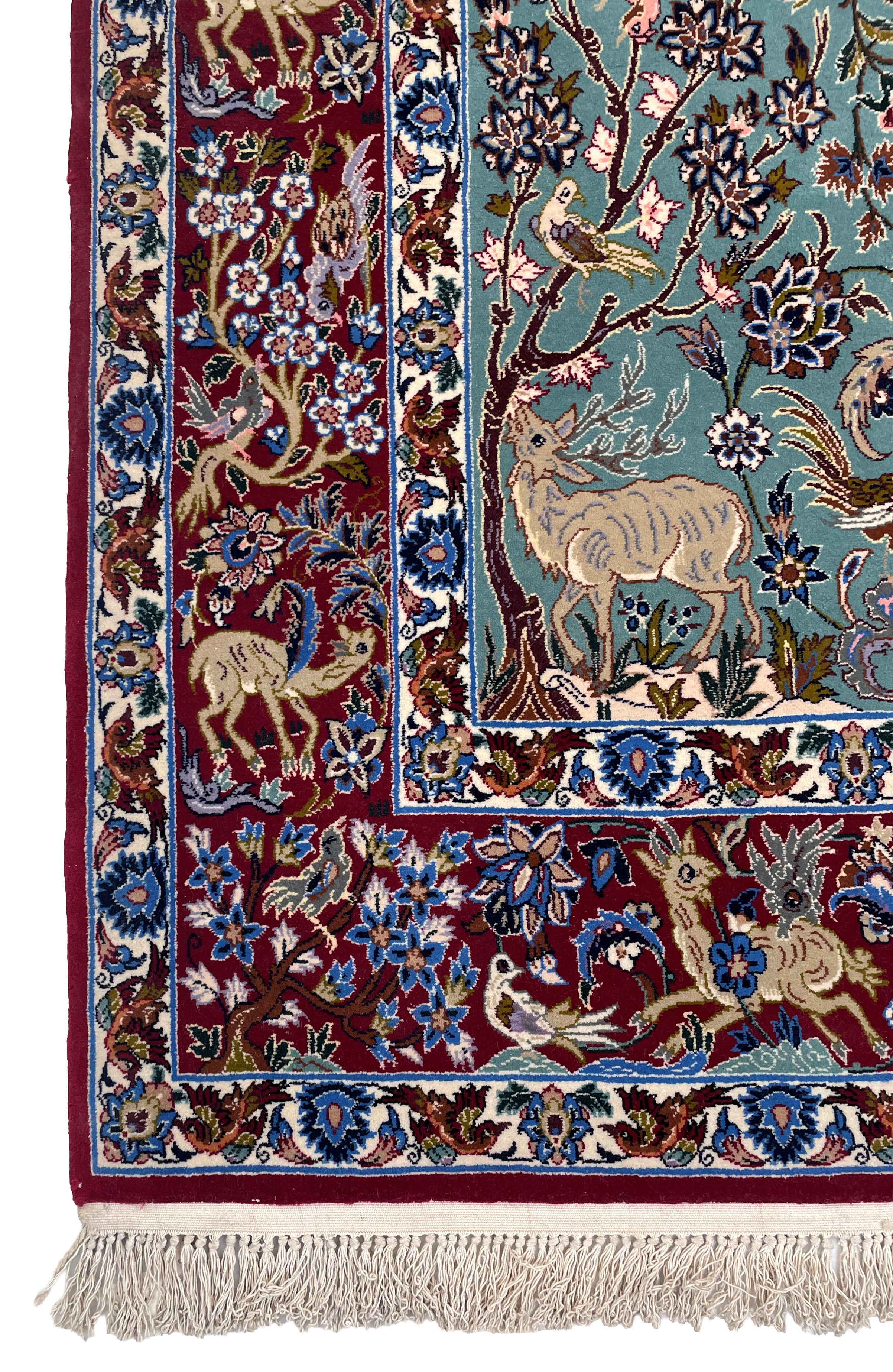 Isfahan, tappeto in lana e seta (Persia), seconda metà del XX secolo