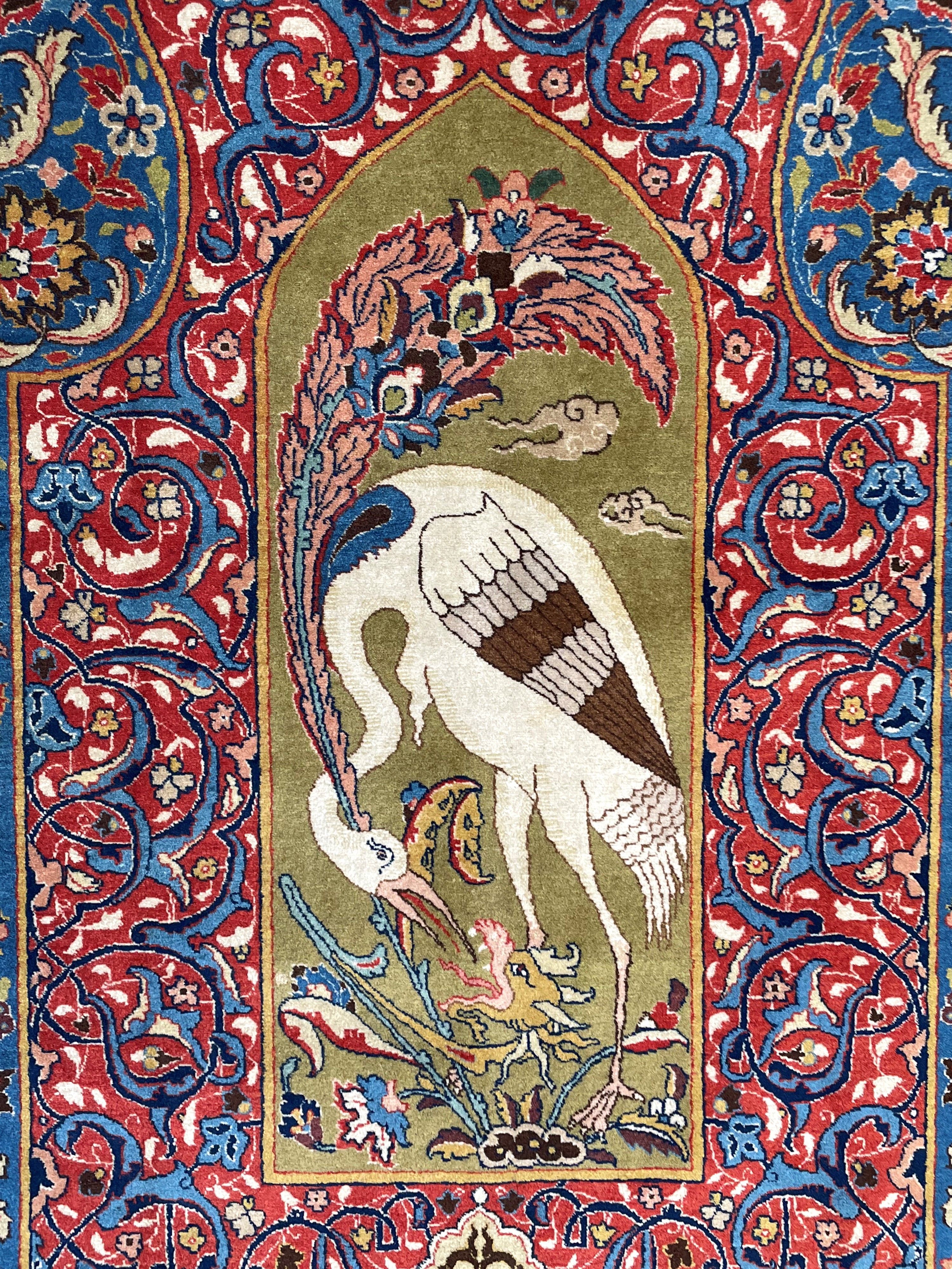Coppia di tappeti di Isfahan, Persia, inizi XX secolo