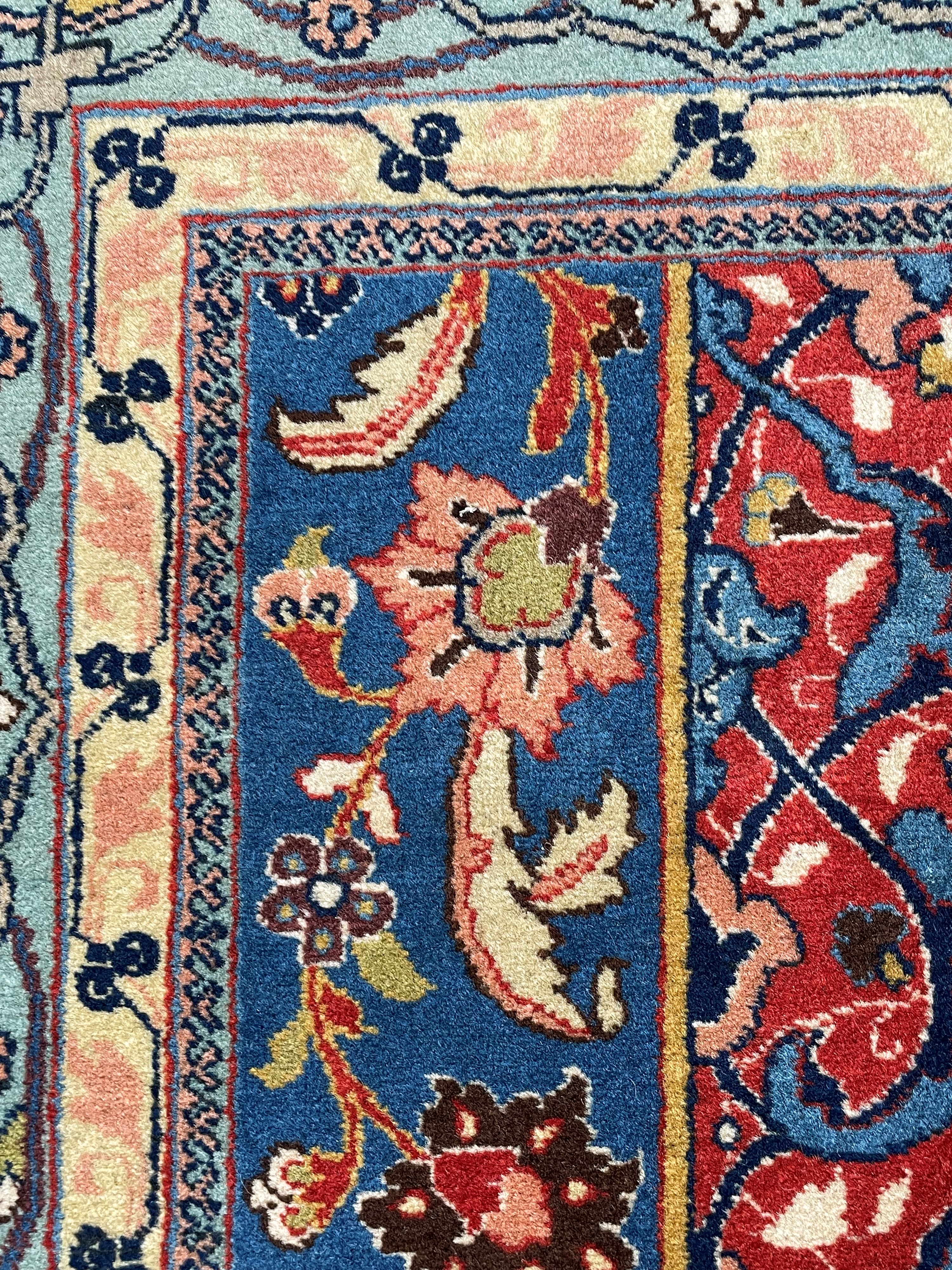 Coppia di tappeti di Isfahan, Persia, inizi XX secolo
