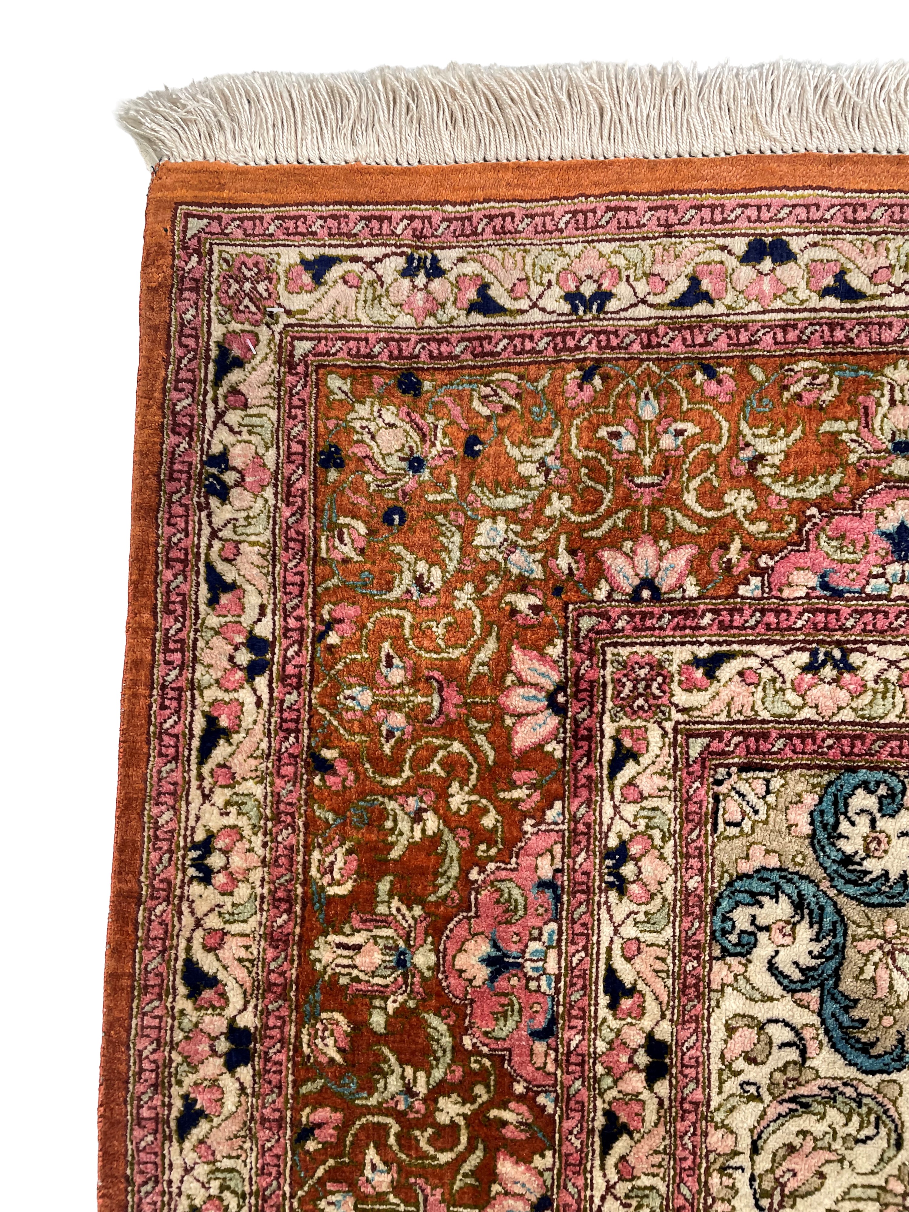 Tappeto Qum, Persia, seta, prima metà del XX secolo