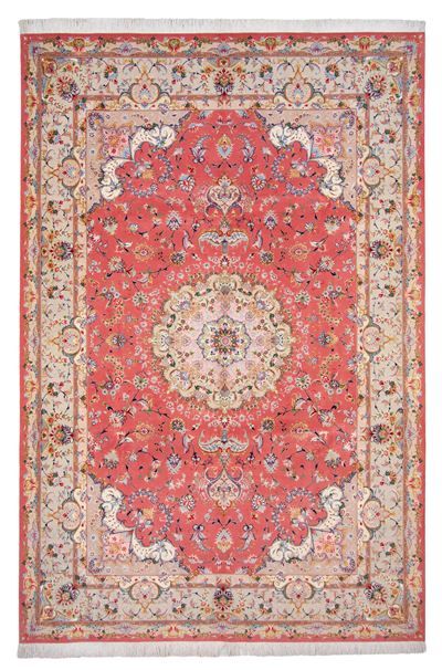 Tappeto Tabriz, lana e seta (60 raj), Persia, seconda metà del XX secolo