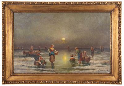 Dipinto "pescatrici"