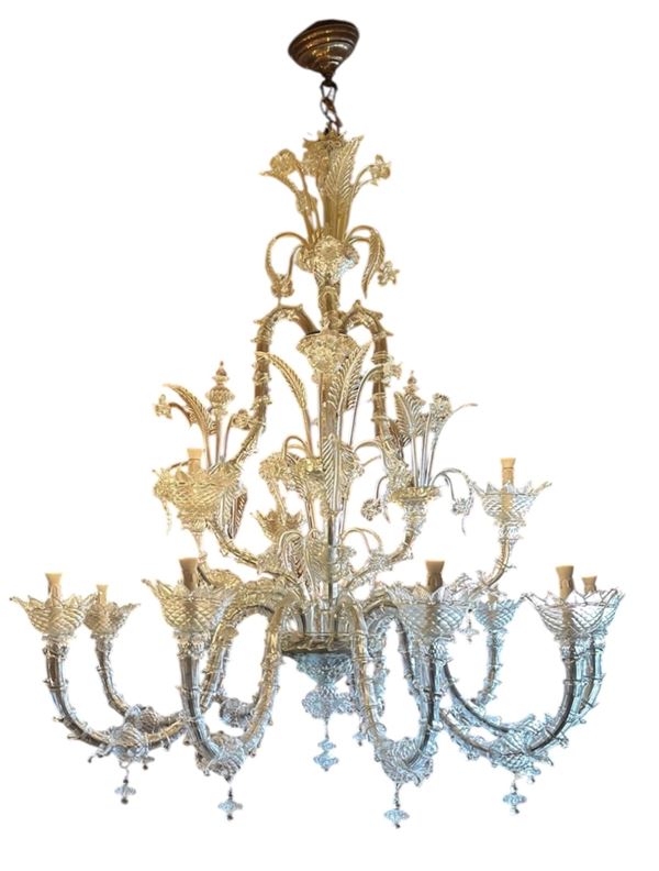 Murano glass chandelier