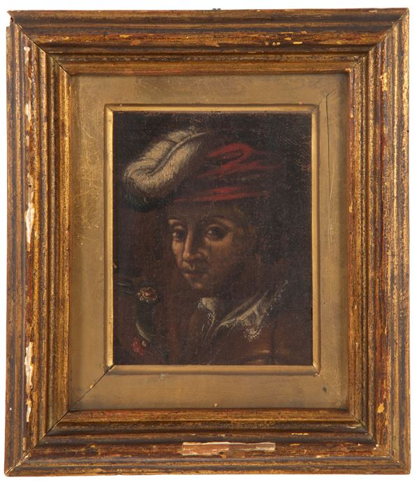 Small painting "GENTLEMAN'S FACE"