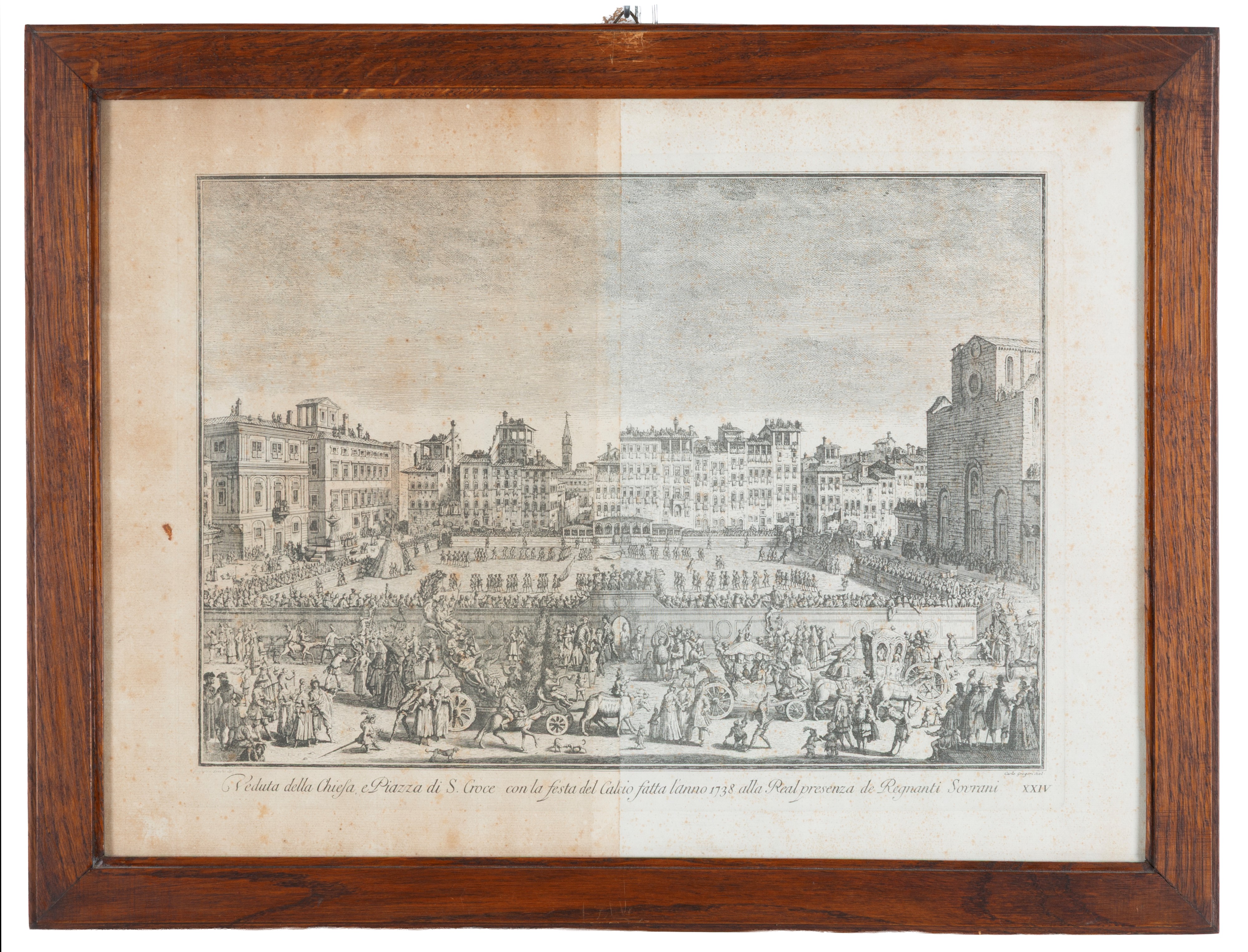 Giuseppe Zocchi - Vedute di Firenze (ciclo di quattro incisioni su carta)