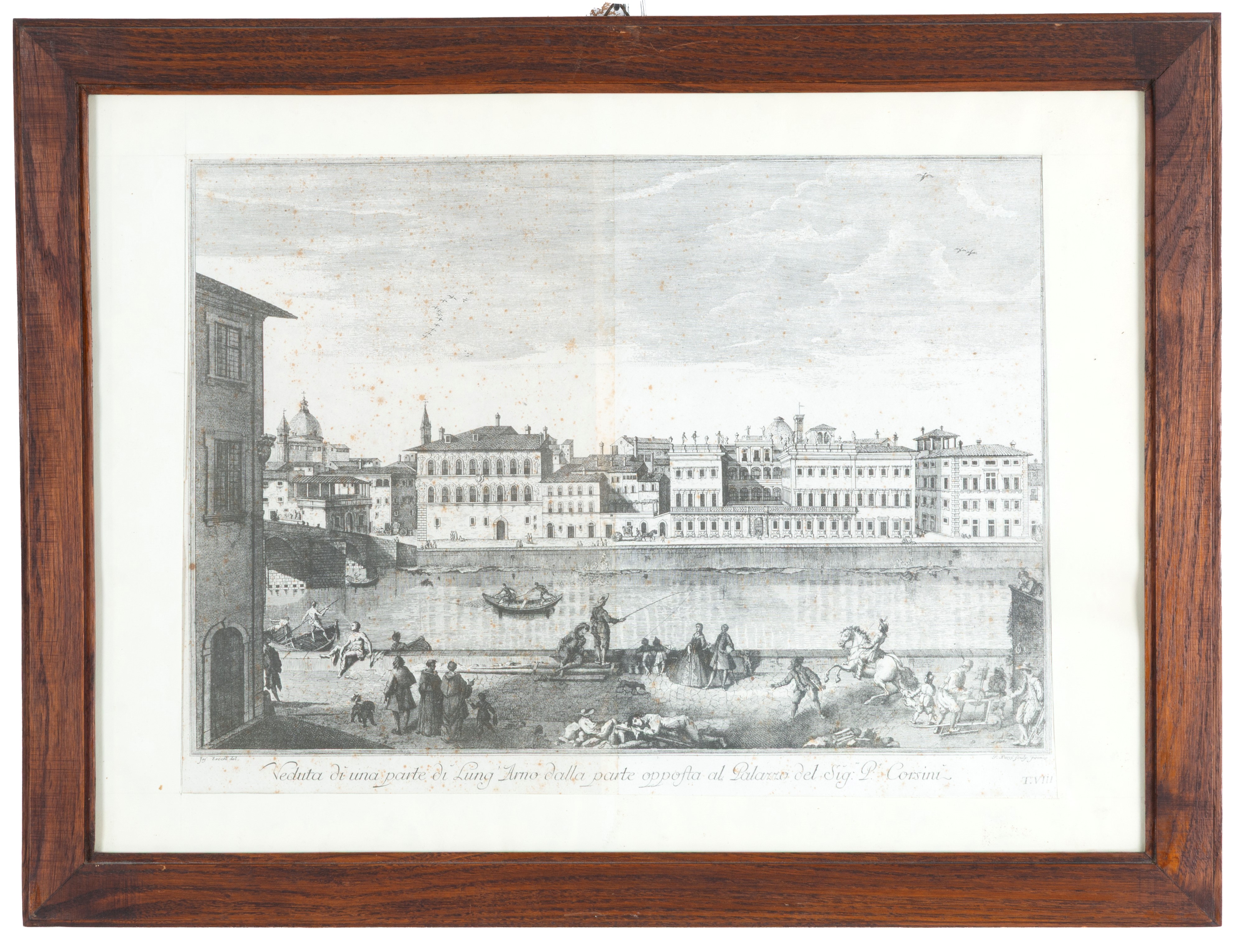 Giuseppe Zocchi - Vedute di Firenze (quattro incisioni)