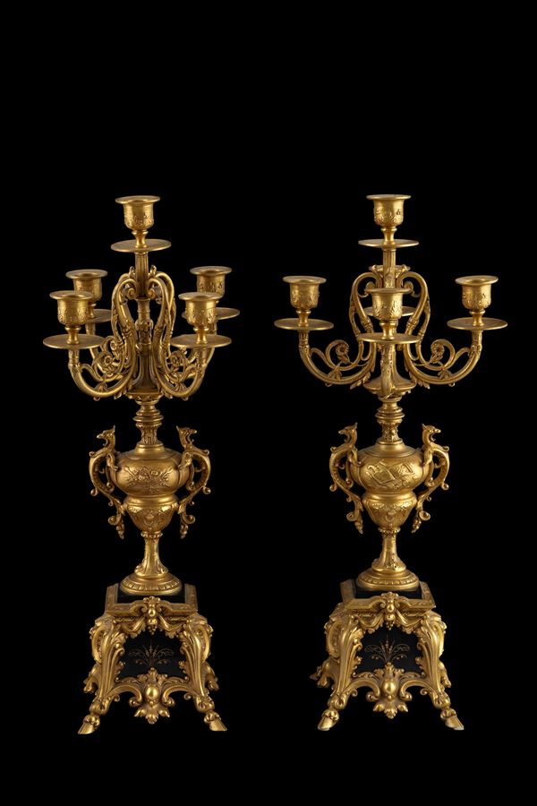 Pair of candlesticks 