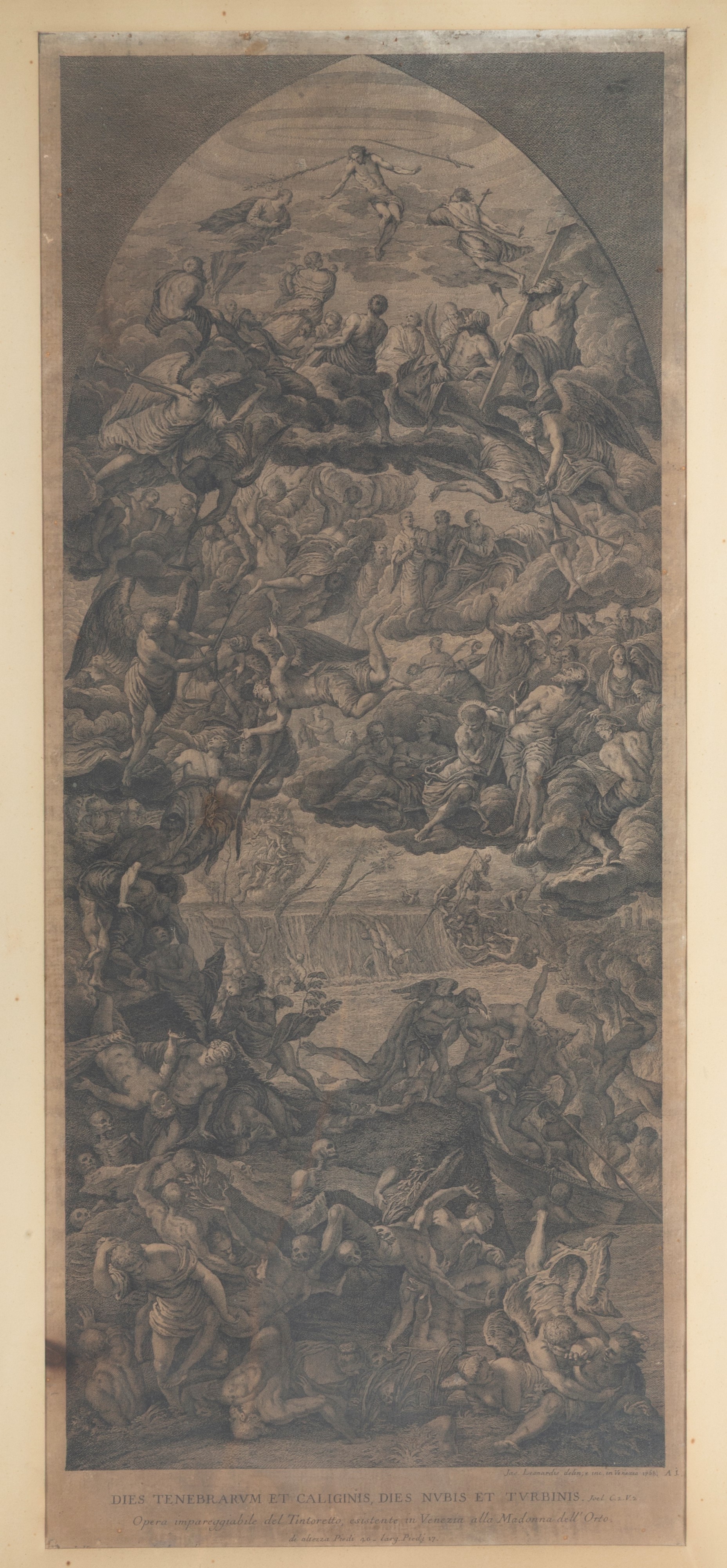 Jacopo Leonardis, Coppia di incisioni “Il giorno del giudizio” e “Il vitello d’oro” (1768 circa)
